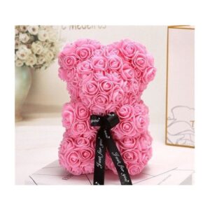 Pink Teddy Bear With Bow